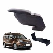 3 Tıkla Fiat Doblo 2020 Siyah Delmesiz Çelik Ayaklı Kol Dayama Kolçak