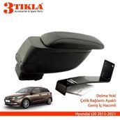 3 Tıkla Opel Corsa E 2016 Delmesiz Çelik Ayaklı Siyah Kol Dayama Kolçak