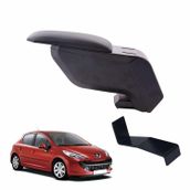 3 Tıkla Peugeot 207 2006 Delmesiz Çelik Ayaklı Siyah Kolçak