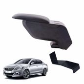 3 Tıkla Peugeot 301 2020 Delmesiz Çelik Ayaklı Siyah Kolçak