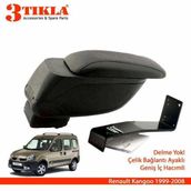 3 Tıkla Renault Kangoo 1999-2008 Geniş Hacimli Delmesiz Çelik Ayaklı Kolçak