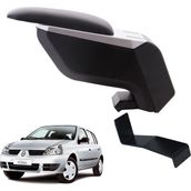 3 Tıkla Renault Symbol 2003 Delmesiz Çelik Ayaklı Gri-Siyah Kolçak