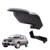3 Tıkla Renault Symbol 2003 Siyah Delmesiz Çelik Ayaklı Kolçak