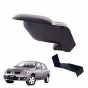 3 Tıkla Renault Symbol 2004 Siyah Delmesiz Çelik Ayaklı Kolçak