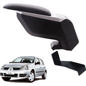 3 Tıkla Renault Symbol 2007 Delmesiz Çelik Ayaklı Gri-Siyah Kolçak