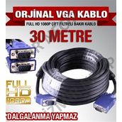 30 METRE MÖNİTÖR TV PROJEKSİYON GÖRÜNTÜ KABLOSU KALİTELİ A+