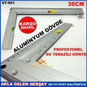 35cm ALİMİNYUM SU TERAZİLİ PROFESYONEL GÖNYE