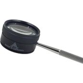 35x 50mm Metal Kasa Optik Cam Lens El Büyüteç Kolay Kavrama Saplı