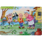 36 Parça Çocuk Puzzle + Boyama Keloğlan