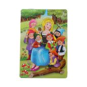 36 Parça Çocuk Puzzle + Boyama Pamuk Prenses