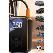 3600 Mah Araç Hava Kompresörü Araç Lastik Şişirici Taşınabilir Hava Kompresörü - SİYAH