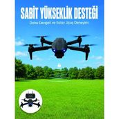 365Dükkan App Kontrollü Mini Drone 4K Hd Kamera, 360° Takla ve Katlanabilir Tasarım - Çok Renkli