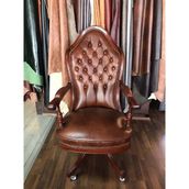 3A Mobilya Lawyer Premium Office Brown Makam Koltuğu