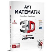 3D Yayınları AYT Matematik Video Destekli Defter