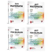 3D Yayınları Tyt Ayt Matematik Fen Simülasyon Denemeleri 4 Kitap - Kolektif