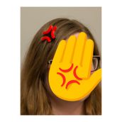 3dvibeswithmerve Kawaii Emoji Saç Tokası