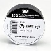 3M XZ004602904 1300E Siyah Temflex Pvc Bant