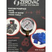 Ø40 mm Çaplı, Alttan Bağlantılı, Kuru Tip, 0-315 Bar Basınç Göstergesi - Seçenek 1