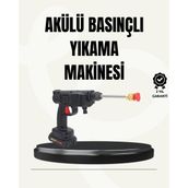 48V Şarjlı Basınçlı Yıkama Makinesi Kablosuz Su Tabancası - 1
