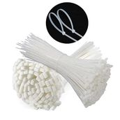 4,8x200mm Beyaz 20cm Kablo Bağı Plastik Cırt Kelepçe Toplayıcı-100 Adet
