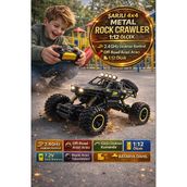 4X4 Kumandalı Rock Crawler 1:12 Off Road Araba 2.4Ghz Şarjlı Uzaktan Kontrollü Jeep