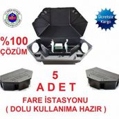 5 Adet Dolu Fare Yem Istasyonu - Eldıven Hedıyelı