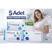 5 Adet Erken Gebelik Testi Kesin Sonuç (Kaset Test) Microcult - Gebelik testi 5 adet