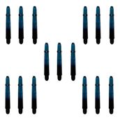 5 Set (15 Adet) 41mm Mavi-Siyah, Polikarbon-PC Şeffaf Dart Shaft-Şaft