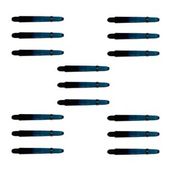 5 Set (15 Adet) 48mm Mavi-siyah Polikarbon (PC) Şeffaf Dart Shaft-şaft