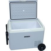 50 Litre Tekerlekli Oto Buzdolabı (Tek Bölmeli) - Gri - Beyaz