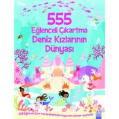 555 Eğlenceli Çıkartma - Deniz Kızlarının Dünyası - Altın Kitaplar