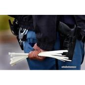 55Cm X 8Mm Plastik Kelepçe Tutuklama-Polis-Jandarma Kelepçesi