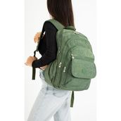 571 Collections 571-2A Ultra Hafif Çok Cepli Su Geçirmez Unisex Yeşil Sırt Çantası