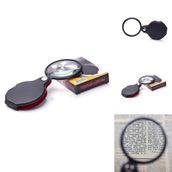 5X 60Mm Cam Optik Lens Katlabilir Deri Kaplamali Cep Buyutec Xx1051