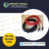 6 MM 10 M Siyah 10 M Kırmızı Solar Kablo