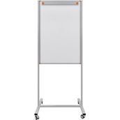 65X100 cm Ayaklı Tek Taraflı Yazı Tahtası, Tekerlekli, Flipcartlı, Beyaz Renk - Ahşap - Beyaz - Seçenek 1