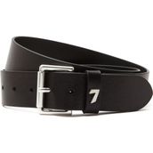 7 For All Mankind Siyah Erkek Deri Kemer
