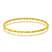 7 gr 22 Ayar İşçiliksiz Paftalı Burma Bilezik