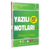 7. Sınıf Yazılı Notları 1.Dönem 1 ve 2.Yazılı-Tonguç Akademi Yayınları
