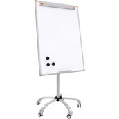 70X100 cm Manyetik Yüzeyli, 5 Tekerlekli Yıldız Ayaklı Yazı Tahtası - Ahşap - Beyaz - Seçenek 1