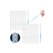 75 Adet 3Ml Plastik Pastör Pipeti Taksimatlı Likit Pipeti Damlalık
