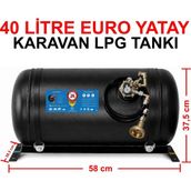 7A Mühendislik 40 Litre Euro Yatay Karavan Lpg Tankı