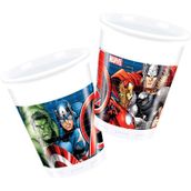 8 Adet Avengers Plastik Bardak 200ml Yenilmezler Parti Malzemesi