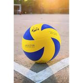 8 Panel Sarı-Mavi Voleybol Topu, İç-Dış Mekan Kullanımı İçin