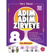 8. Sınıf Adım Adım Zirveye Fen Bilimleri Soru Bankası - Newton Yayınları