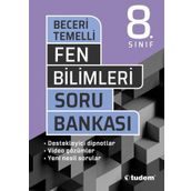 8. Sınıf Fen Bilimleri Beceri Temelli Soru Bankası Tudem Yayınları