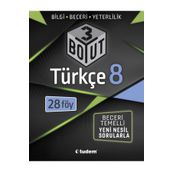 8. Sınıf Türkçe 3 Boyut Soru Bankası Tudem Yayınları