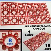 8'li Pat Pat Mantar Tabanca Kapsülü 18'lik Paket