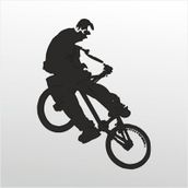 90 cm Bisiklet Folyo Sticker