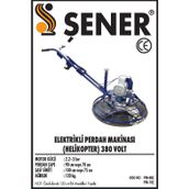 90 CM. ELEKTRİKLİ PERDAH MAKİNASI 380V